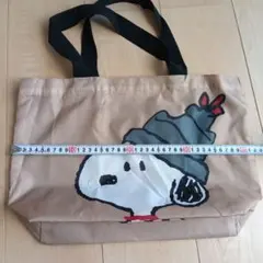 PEANUTS スヌーピー トートバッグ ベージュ