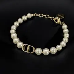 美品　クリスチャンディオール 30 MONTAIGNE ブレスレット パール