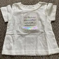 ボブソン 白Tシャツ 80 袖デザイン キムラタン