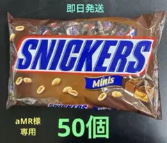 aMR様おまとめ専用　スニッカーズ　ミニ チュア ピーナッツ 50個　最新日付