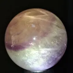 天然石✨️キャンディフローライト　スフィア✨️台座付き