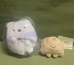 すみっコぐらし　てのりぬいぐるみ いちご しろくま やま