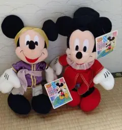 大きめミッキーマウス ぬいぐるみ 2体セット