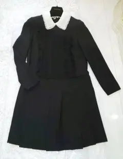 ☆ VALENTINO ヴァレンティノ☆衿付き ワンピース サイズ40 黒