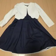 フォーマルドレス/ワンピース 130cm 女の子卒園式入学式セット
