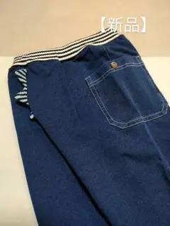 新品 キッズ服　長ズボン　120　デニムパンツ　SLAP SLIP　恐竜デザイン