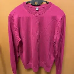 UNIQLO ピンク カーディガン Lサイズ