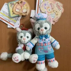 ジェラトーニ ハートウォーミング　ぬいぐるみバッジ　バレンタイン　ストラップ