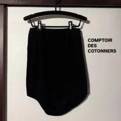 COMPTOIR DES COTONNIERS ブラックタイトスカートのサムネイル