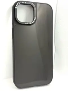 CASETiFY iphone14 ブラックミラースタンドケース magsafe