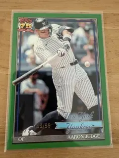 Topps Aaron Judge Cyberstats 99枚限定 - メルカリ