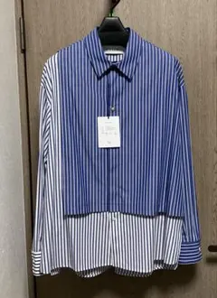 【新品】CULLNI ストライプシャツ サイズ1のサムネイル