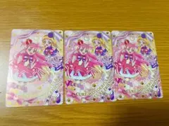 プリキュアカードグミ　バトンタッチ　キュアワンダフル&キュアフレンディ３枚セット