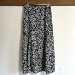 GU 花柄 フレアスカート