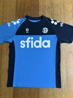 ★ sfida サッカーTシャツ 青・紺150サイズ　半袖のサムネイル