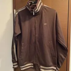 VANS ブラウン ストライプ ジャケット メンズ
