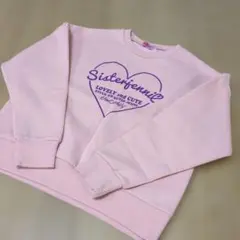 美品！Sister Jenni シスタージェニー　裏起毛ピンク トレーナー