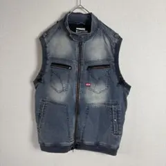 デニム ベスト