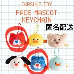 mojojojo フェイスマスコット 2個セット ねこ 赤 青