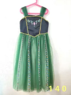 ディズニー　アナ雪　アナ風ドレス　ワンピース