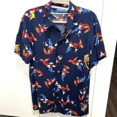 ディズニー　ミッキー　東京リゾート　アロハシャツ　S