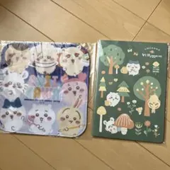 ちいかわハンカチとノートセット
