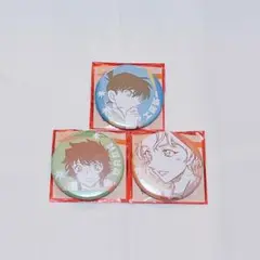名探偵コナン 公式アプリ 缶バッジ 紅シリーズ 新一 世良 紅葉