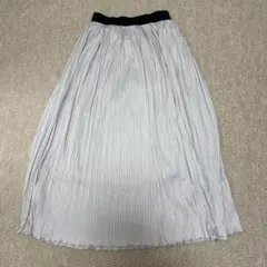 GLOBAL WORK グレー プリーツスカート M