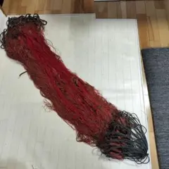 とどろき様専用✨完成品　三枚網　赤茶　1反