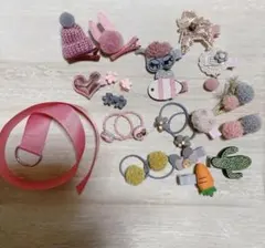 ✨️お買い得✨️24個入り ベビー・キッズ ヘアクリップ ヘアゴム