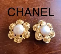 CHANEL ロゴマークだらけ　レア　ヴィンテージ　イヤリング
