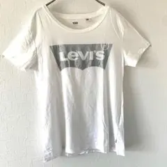 Levi's 【S】 リーバイス デカロゴプリント 半袖Tシャツ 定番 ホワイトのサムネイル