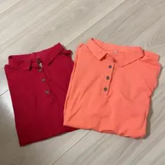 レディース ゴルフ シャツ 襟付き 2枚セット