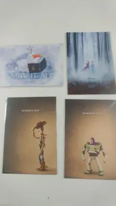 ポストカード ディズニー 非売品 トイストーリー アナ雪の嬢王