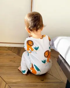 【即日発送可】ライオン　ロンパース