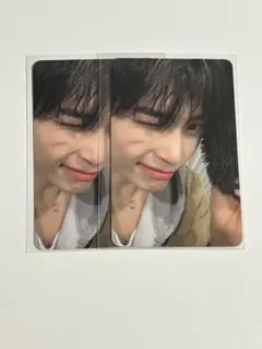 ZB1ゼベワン　ソンハンビン5集 apple music 特典トレカ　うさぎ帽子