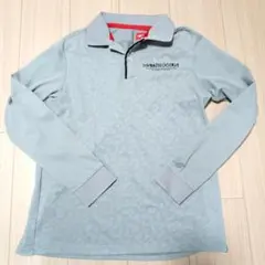 New Balance グレー ポロシャツ 長袖L2043番