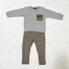 LB CLUB キルティングトレーナー パンツ セット 90