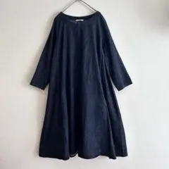 美品 io comme io ロングワンピース グリーン サイズ40 ウール - メルカリ