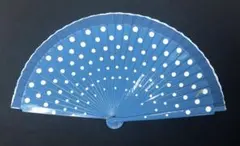 スペイン直輸入★両面ドットアバニコ21cm アズル白ドットのサムネイル