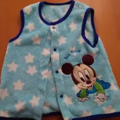 ミッキー 星柄 フリース スリーパー 50-70センチ