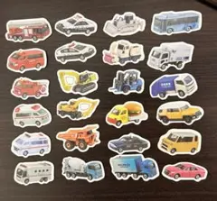 トミカマグネット24枚+その他車マグネット33枚セットのサムネイル