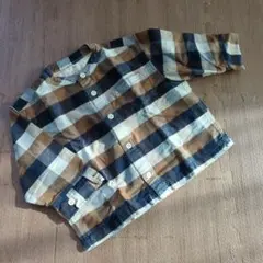 無印良品 ☆ チェック柄長袖シャツ 90サイズ