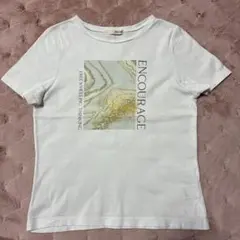 セール‼︎ ROYAL PARTY 箔プリント半袖ロゴTシャツ ホワイト フリーのサムネイル