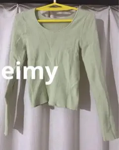 eimy ライトグリーン 長袖トップスのサムネイル