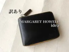訳あり◼️マーガレットハウエルideaレザー2つ折りラウンドファスナー財布のサムネイル