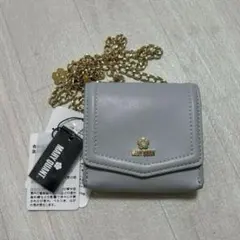 【MARY QUANT /マリー クワント】フラップリトル ショルダー　グレー