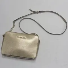 ケイトスペード ゴールド メタリック ショルダー クロスボディ チェーン