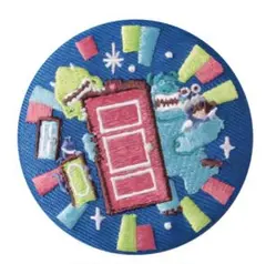 「モンスターズインク」DisneyCharacters 刺繍缶バッジビスケット2