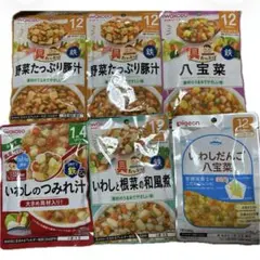 和光堂 ピジョン ベビーフード 離乳食 6点セット 12ヶ月頃から